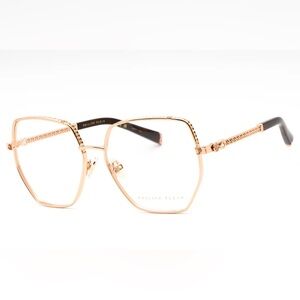 New Philipp Plein Eyeglasses VPP054S 08FC Shiny Copper Gold